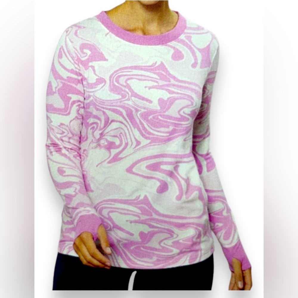 Crane Pink/Lavender Marble Longsleeve